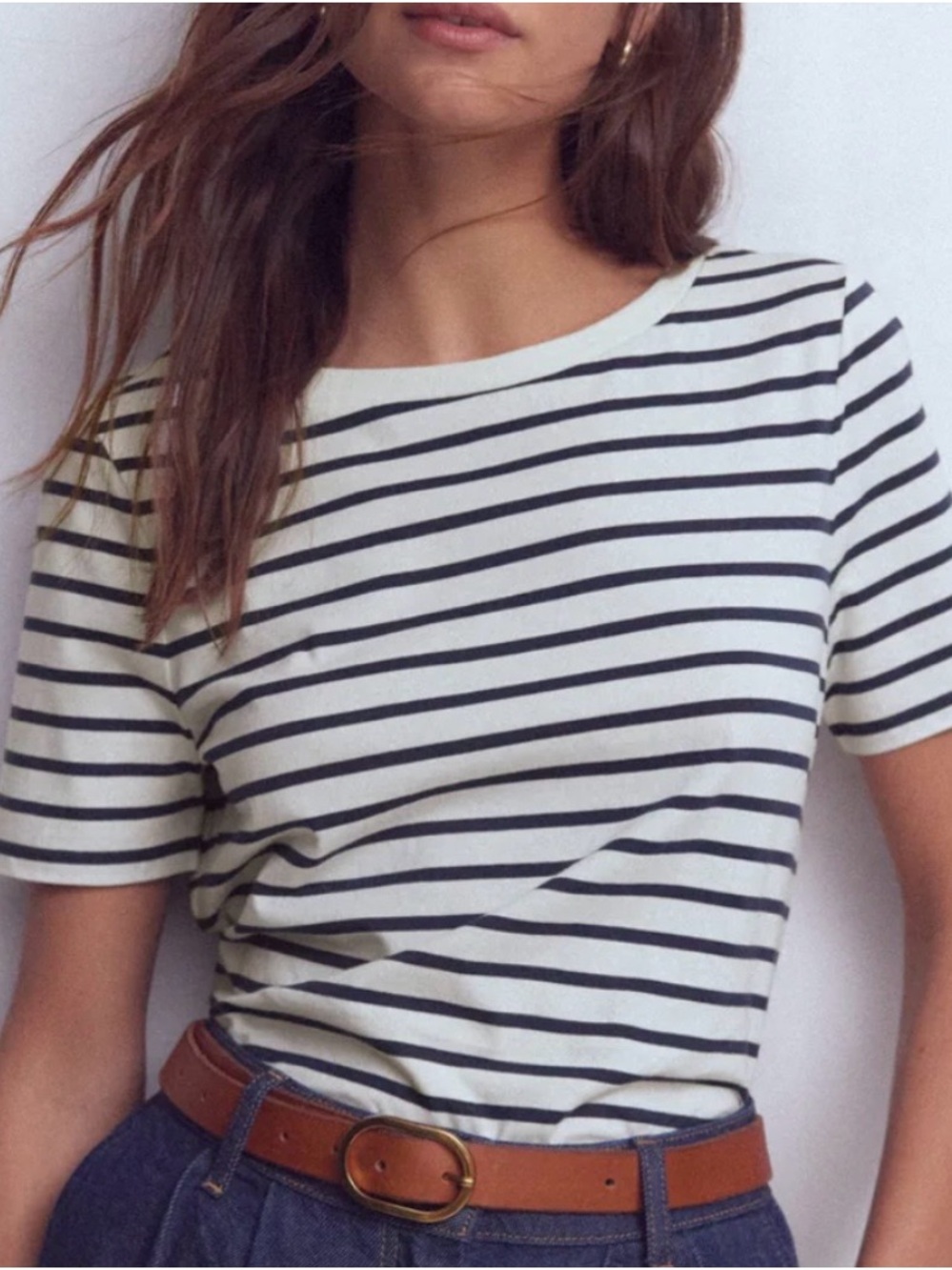Faherty Short Sleeve Striped Tee